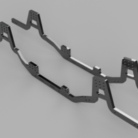 Small Redcat everest gen 7 rails / frame 3D Printing 239096