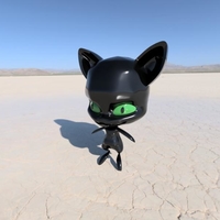 Small Plagg, the character from Miraculous Ladybug 3D Printing 239103