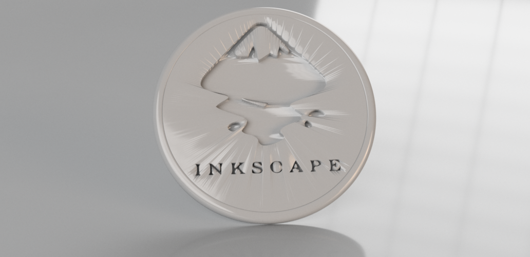 Inkscape coaster