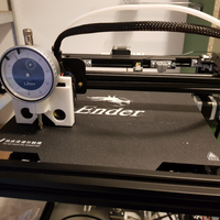 Ender-5 dial gauge grip. Bed leveling. - Thumbnail 1