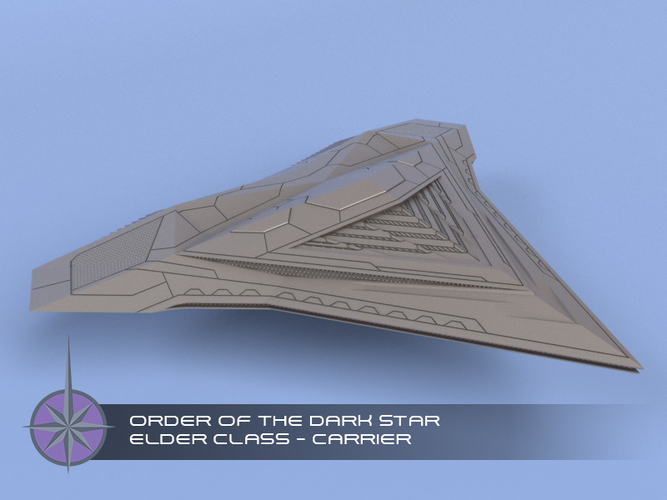 The Order of the Dark Star - Miniature Starships 3D Print 239167