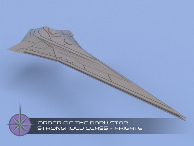 The Order of the Dark Star - Miniature Starships 3D Print 239169