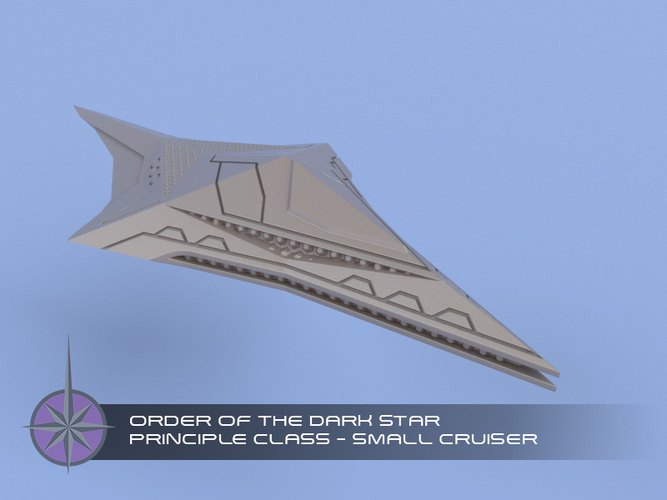 The Order of the Dark Star - Miniature Starships 3D Print 239171