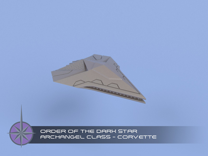 The Order of the Dark Star - Miniature Starships 3D Print 239172
