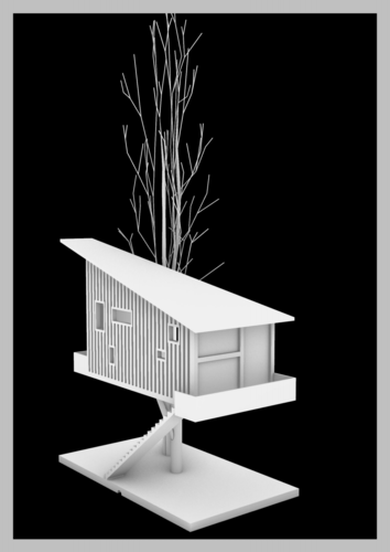Treehouse Lampshape model for 3d printer 3D Print 239259
