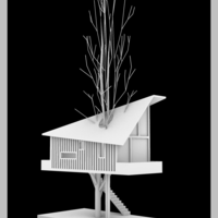 Treehouse Lampshape model for 3d printer - Thumbnail 4