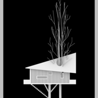 Treehouse Lampshape model for 3d printer - Thumbnail 5