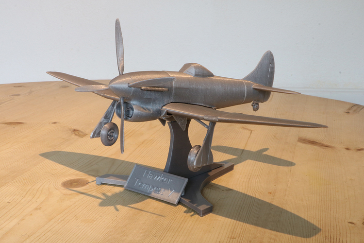 Hawker Tempest V WW2 Fighter Plane 3D Print 239280