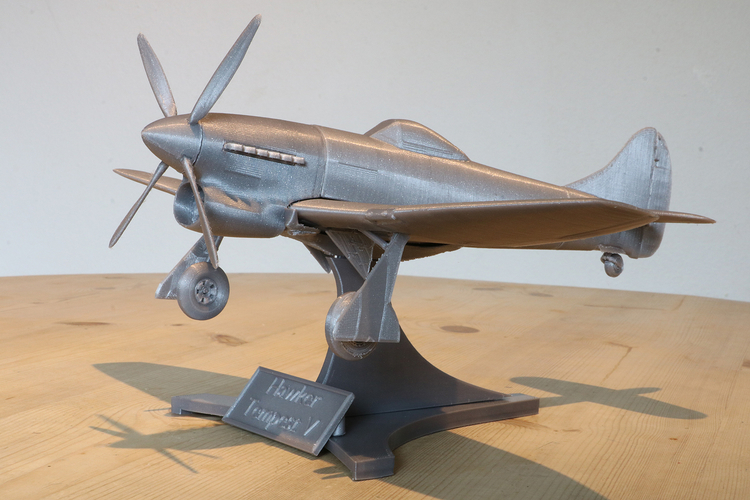 Hawker Tempest V WW2 Fighter Plane 3D Print 239281