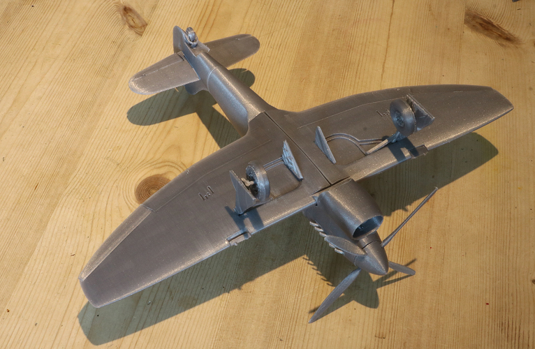 Hawker Tempest V WW2 Fighter Plane 3D Print 239283