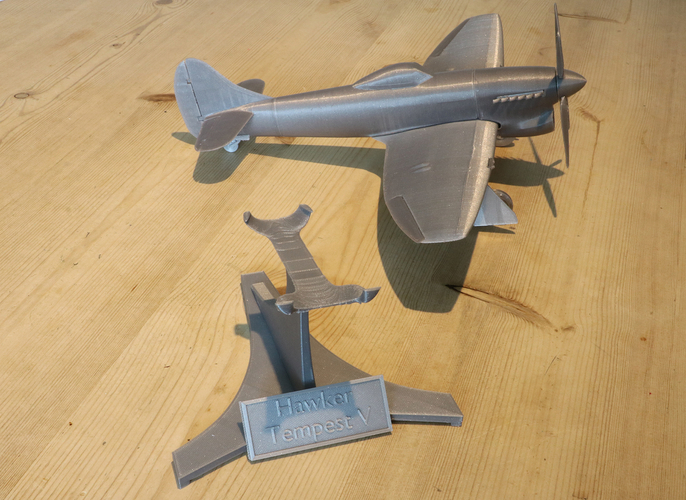 Hawker Tempest V WW2 Fighter Plane 3D Print 239285