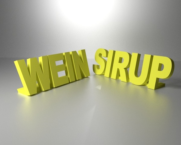 Wein und Sirup (selbststehend)