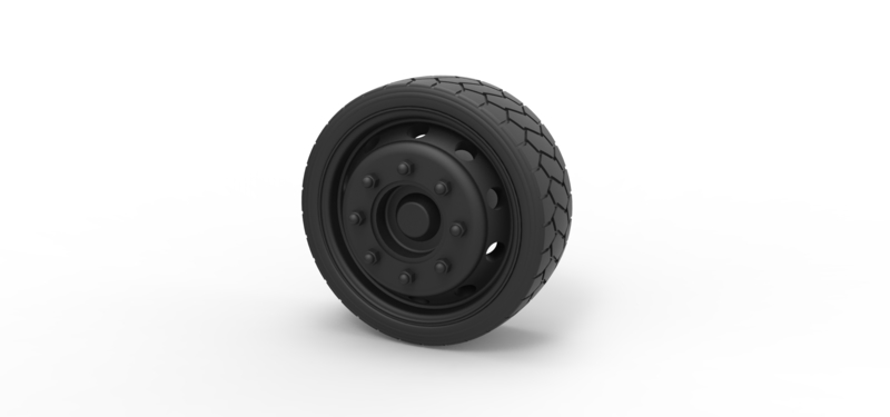 Diecast Low profile wheel