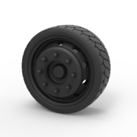 Small Diecast Low profile wheel 3D Printing 239326