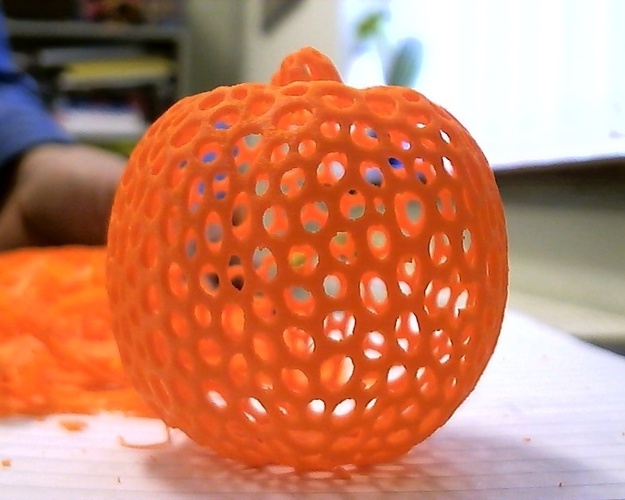 Pumpkin - Voronoi Style 3D Print 23933