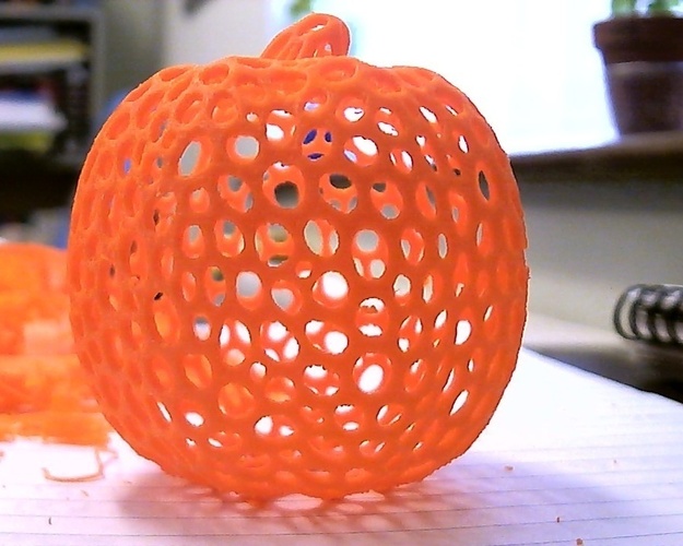 Pumpkin - Voronoi Style 3D Print 23935