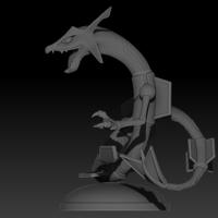 POKEMON RAYQUAZA FOR 3D PRINT - Thumbnail 3