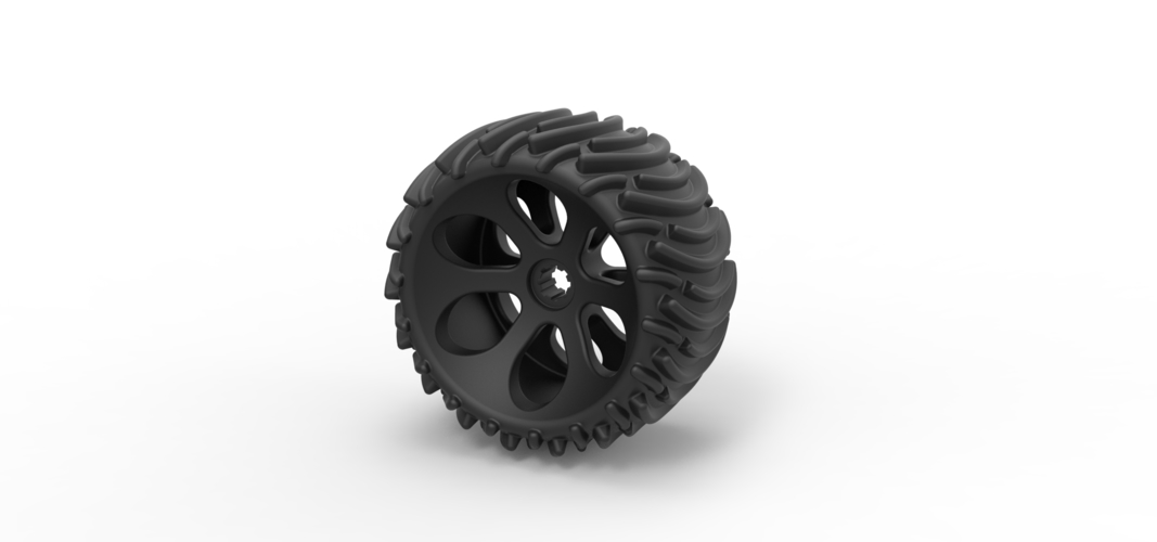 Diecast Offroad wheel 1 3D Print 239390