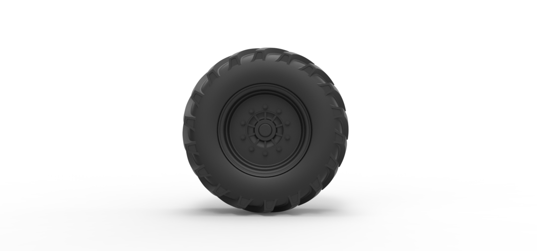 Diecast Offroad wheel 5 3D Print 239406