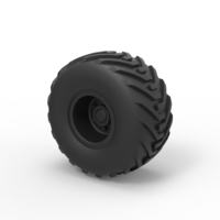 Small Offroad wheel 6 3D Printing 239407