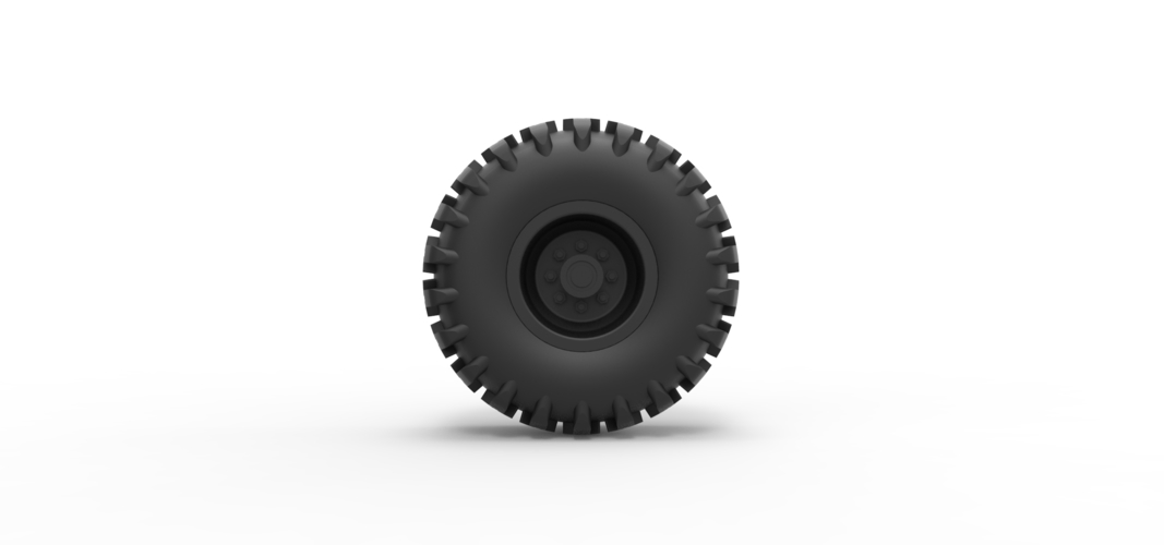 Diecast Offroad wheel 7 3D Print 239416