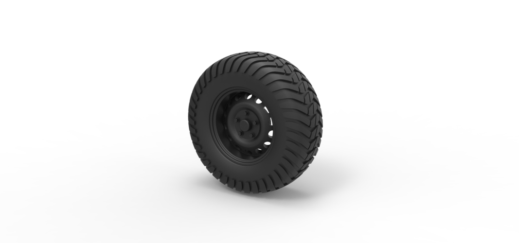 Diecast Offroad wheel 8 3D Print 239418