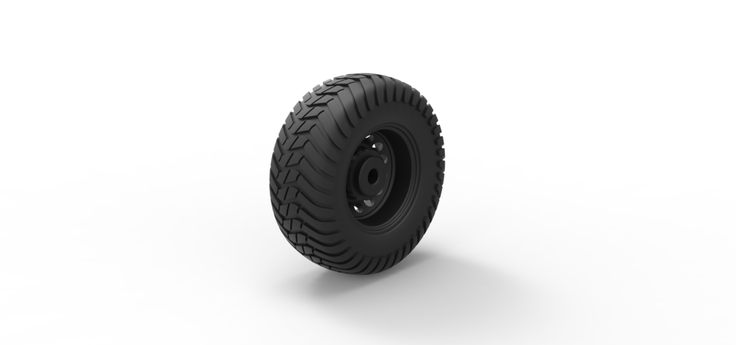 Diecast Offroad wheel 8 3D Print 239421