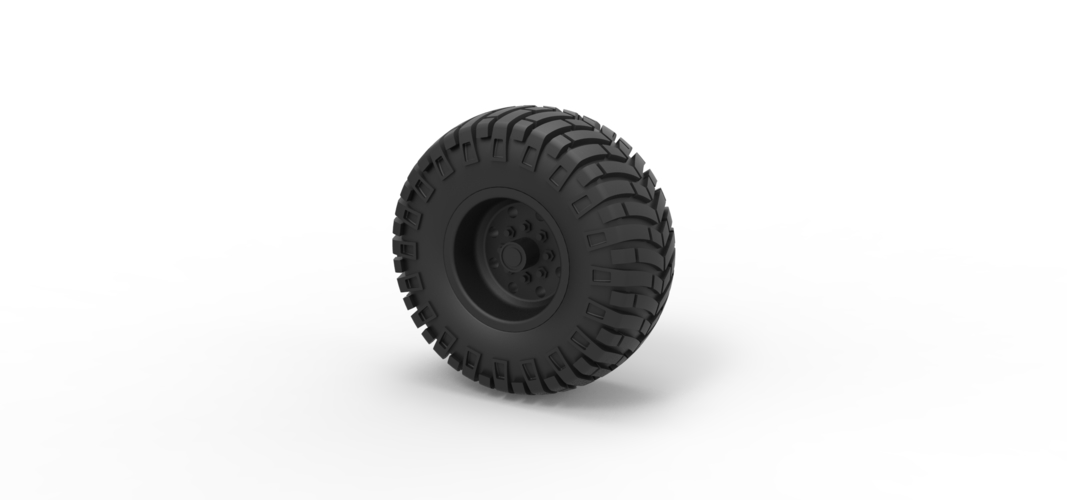 Diecast Offroad wheel 10 3D Print 239430