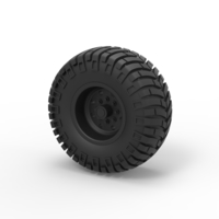 Small Diecast Offroad wheel 10 3D Printing 239430