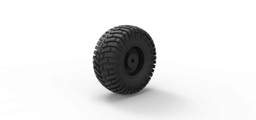 Diecast Offroad wheel 10 3D Print 239433