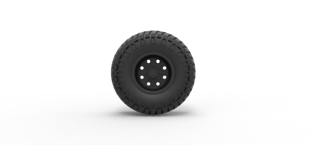 Diecast Offroad wheel 10 3D Print 239434