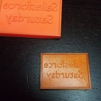 Salesforce Saturday leather stamps - Thumbnail 3
