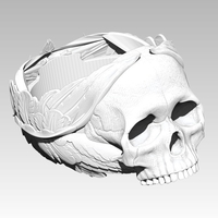 Man skull ring - Thumbnail 1