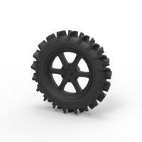 Small Diecast Offroad wheel 20 3D Printing 239583