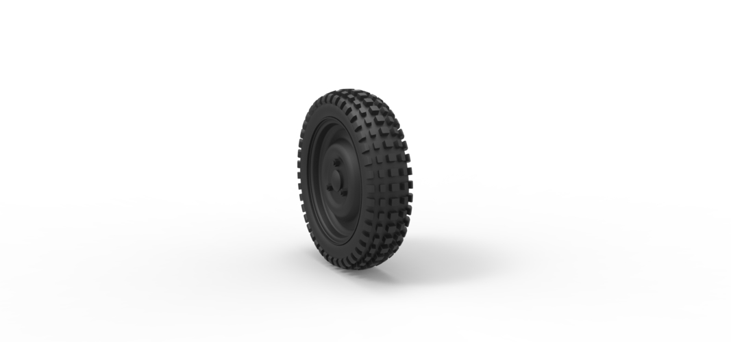 Diecast Offroad wheel 24 3D Print 239613