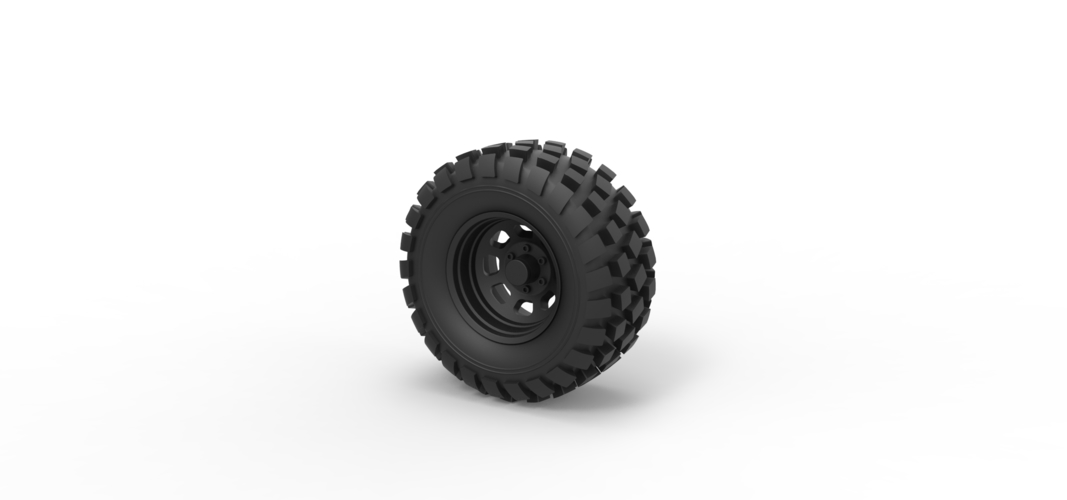 Diecast Offroad wheel 25 3D Print 239617