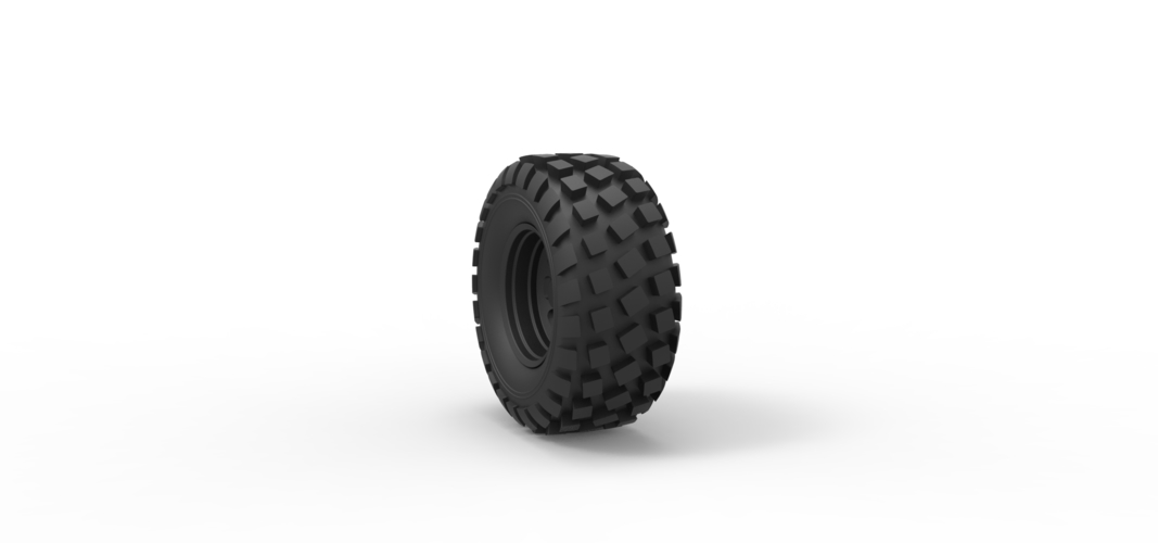 Diecast Offroad wheel 25 3D Print 239618