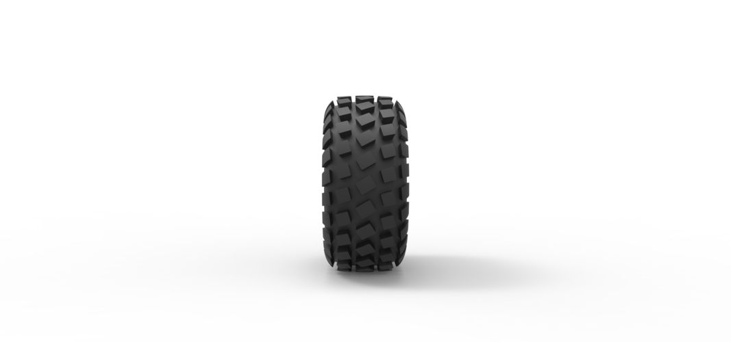 Diecast Offroad wheel 25 3D Print 239619