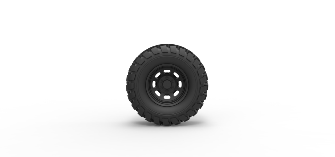 Diecast Offroad wheel 25 3D Print 239621