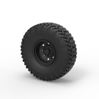 Small Offroad wheel 29 3D Printing 239648