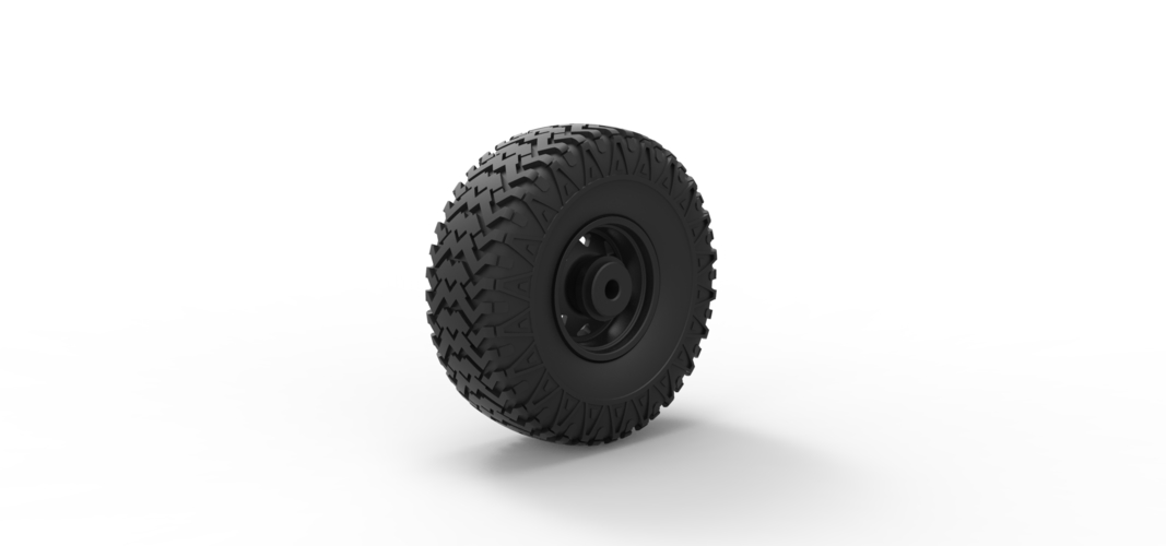 Diecast Offroad wheel 29 3D Print 239651
