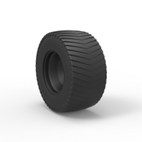 Rear wheel from Pulling tractor - Thumbnail 2