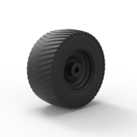 Rear wheel from Pulling tractor - Thumbnail 4