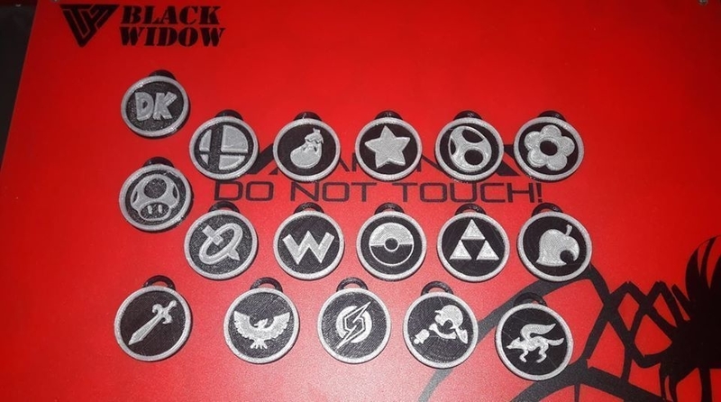 KeyChain Smash Fighters Logos