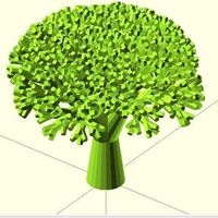 Small Recursive Broccoli 3D Printing 23977