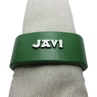 JAVI 3D Napkin Ring with daisy - Thumbnail 2