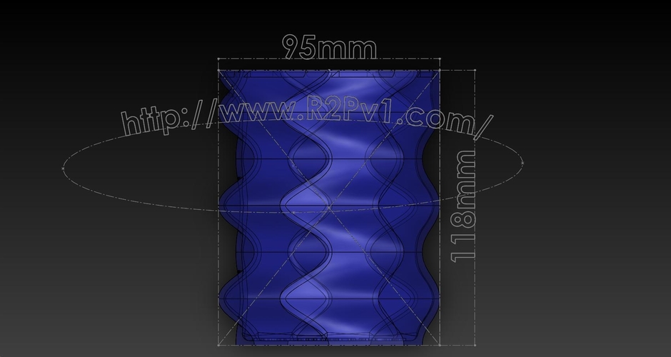 Vase #505 3D Print 239781