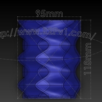 Small Vase #505 3D Printing 239781