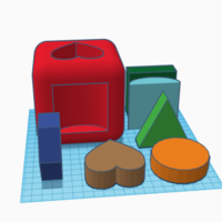Small CUBE PUZZLE 3D Printing 239834