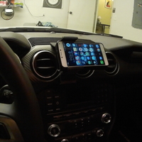 Small Thick Phone Wallet holder + Mustang  mount 3D Printing 239853